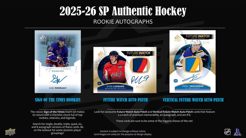 2025/26 Upper Deck SP Authentic Hockey Hobby Box