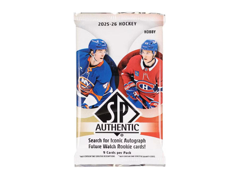 2025/26 Upper Deck SP Authentic Hockey Hobby Pack