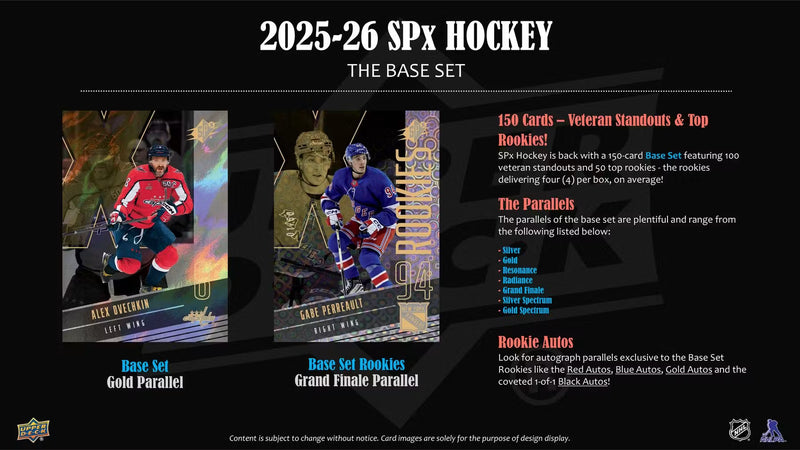 2025-26 Upper Deck SPx Hockey Hobby Pack