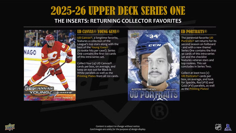 2025-26 Upper Deck Series One Hockey Hobby Box