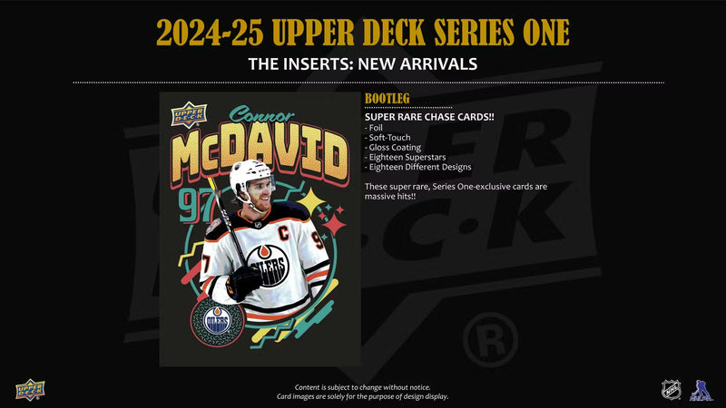 2025-26 Upper Deck Series One Hockey Hobby Box