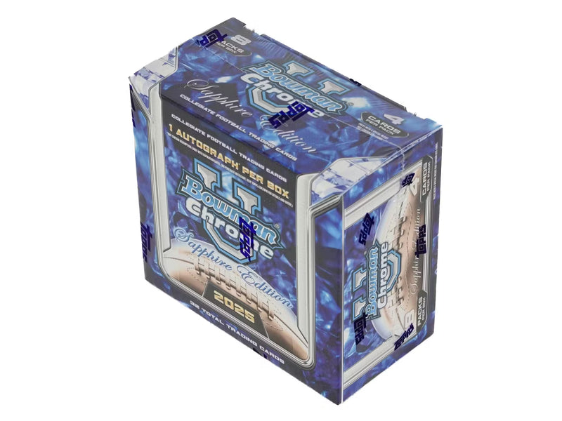 2025 Bowman U Chrome Sapphire Football Hobby Box Sealed