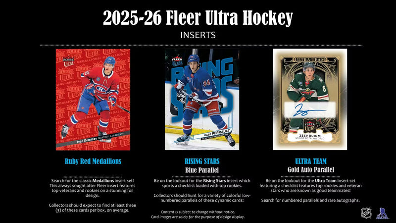2025-26 Upper Deck Fleer Ultra Hockey Hobby Pack