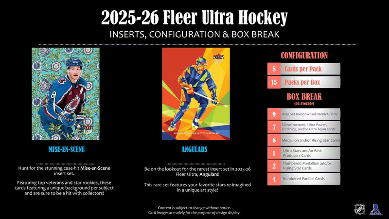 2025-26 Upper Deck Fleer Ultra Hockey Hobby Pack