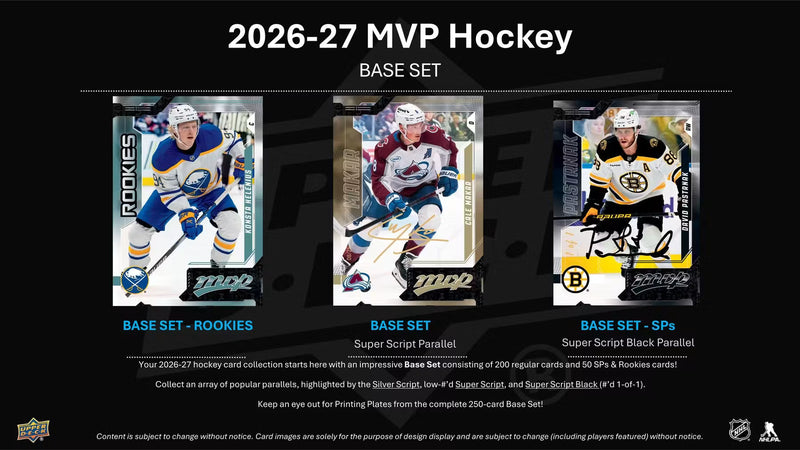 2026-27 Upper Deck MVP Hockey Hobby Box