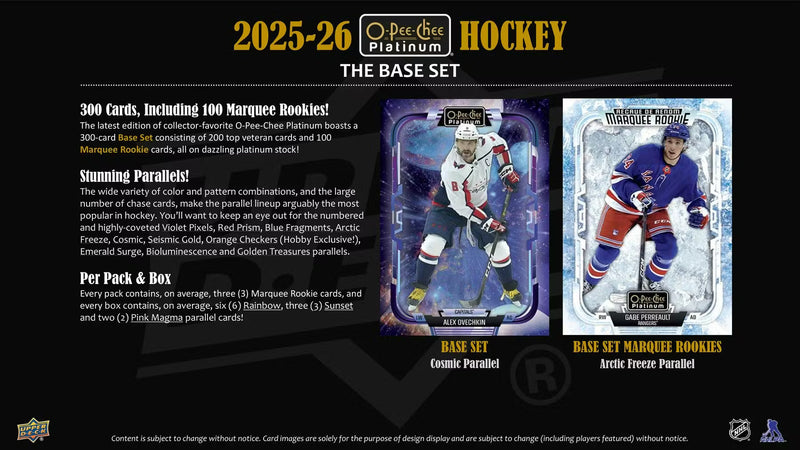 2025-26 O-Pee-Chee Platinum Hockey Hobby Box