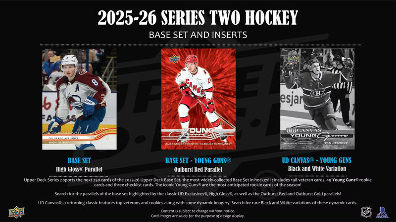2025-26 Upper Deck Series Two Hockey Hobby Pack
