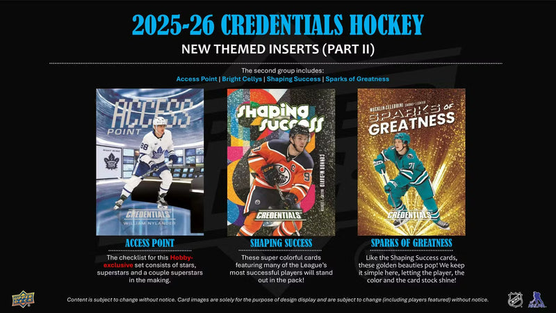 2025-26 Upper Deck Credentials Hockey Hobby Pack