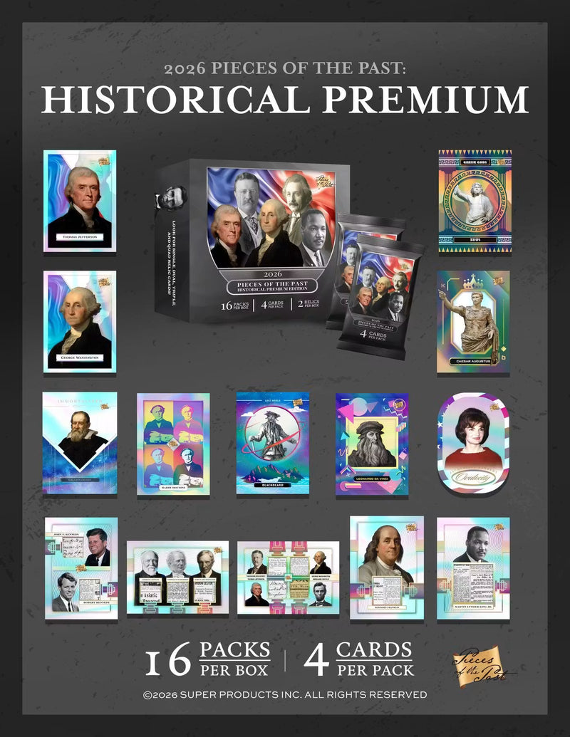 2026 Pieces of the Past Historical Premium Edition Hobby Box