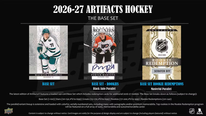 2026-27 Upper Deck Artifacts Hockey Hobby Pack