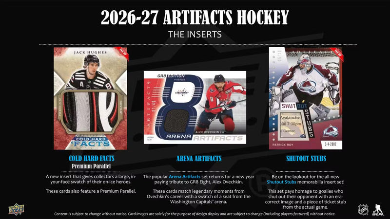 2026-27 Upper Deck Artifacts Hockey Hobby Pack