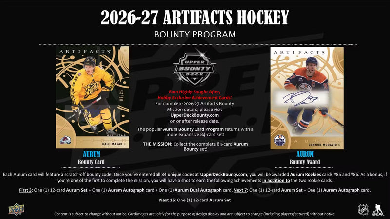 2026-27 Upper Deck Artifacts Hockey Hobby Pack