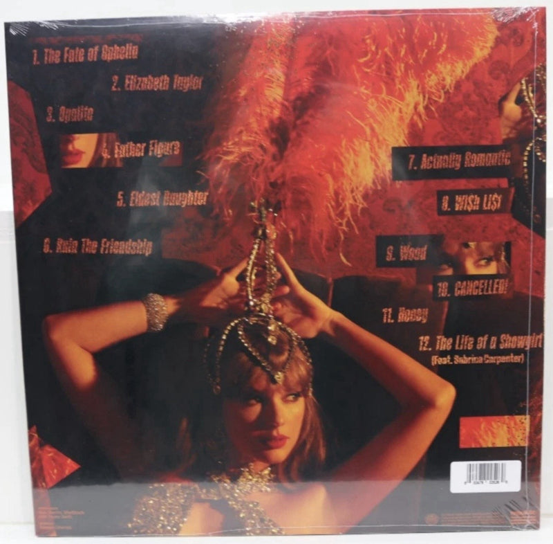 Taylor Swift The Life Of A Showgirl Orange Glitter LP Vinyl   (22518)