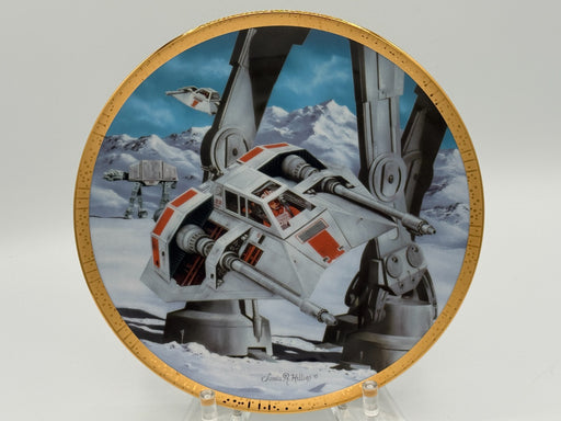 Hamilton Collection Plate Star Wars Space Collection Snowspeeders with COA