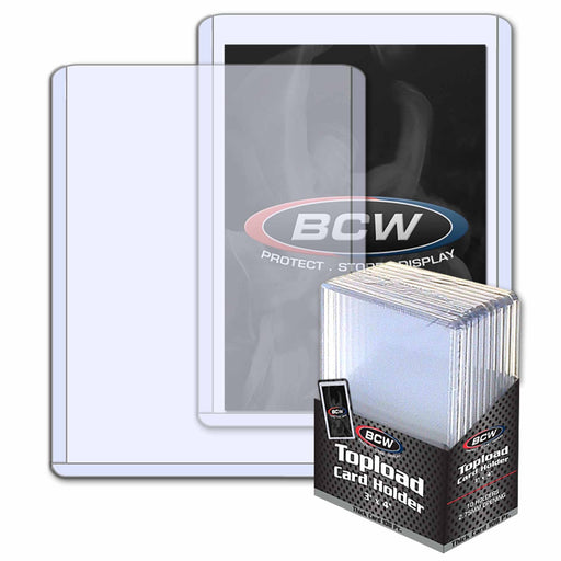 BCW Toploader Card Holders – Standard, Premium & Thick Sizes (Free Shipping)