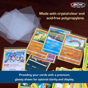 BCW Standard Penny Sleeves – Packs or Full Case (200–10000 ct) – Free Shipping