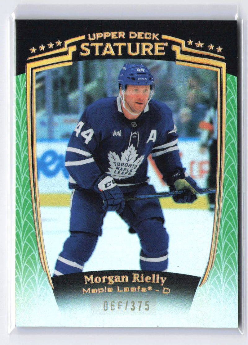 2024-25 Upper Deck Stature #4 Morgan Rielly Green #/375