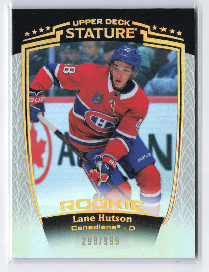 2024-25 Upper Deck Stature #50 Lane Hutson #/999