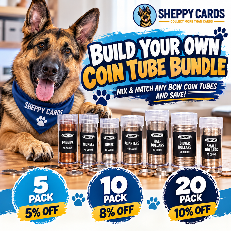 BCW Coin Tubes – Build Your Own Bundle | Mix & Match