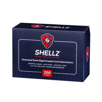 Card Shellz Oversized Semi-Rigid Card Holders - 200 Count
