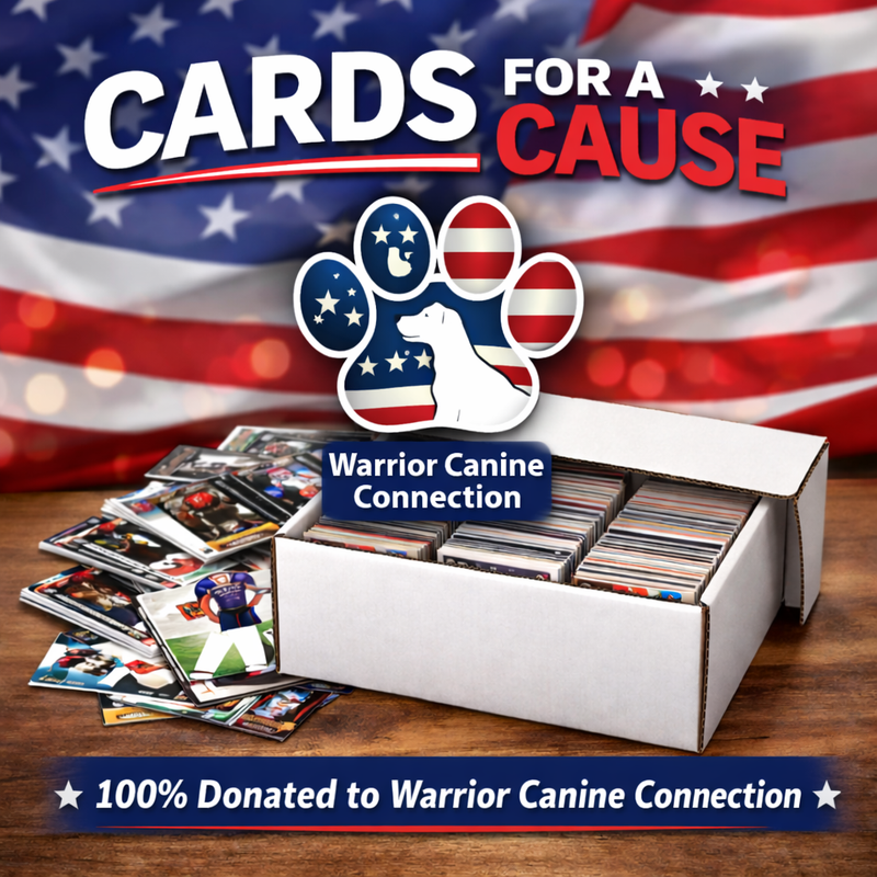 Bulk Basketball Cards | Cards for a Cause – 100% Donated to Warrior Canine Connection
