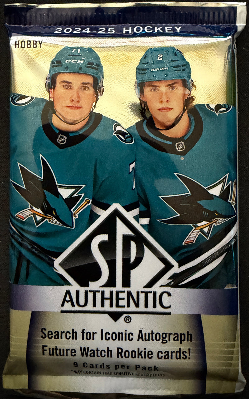 2024–25 Upper Deck Hockey SP Authentic Hobby Pack (9 Cards)