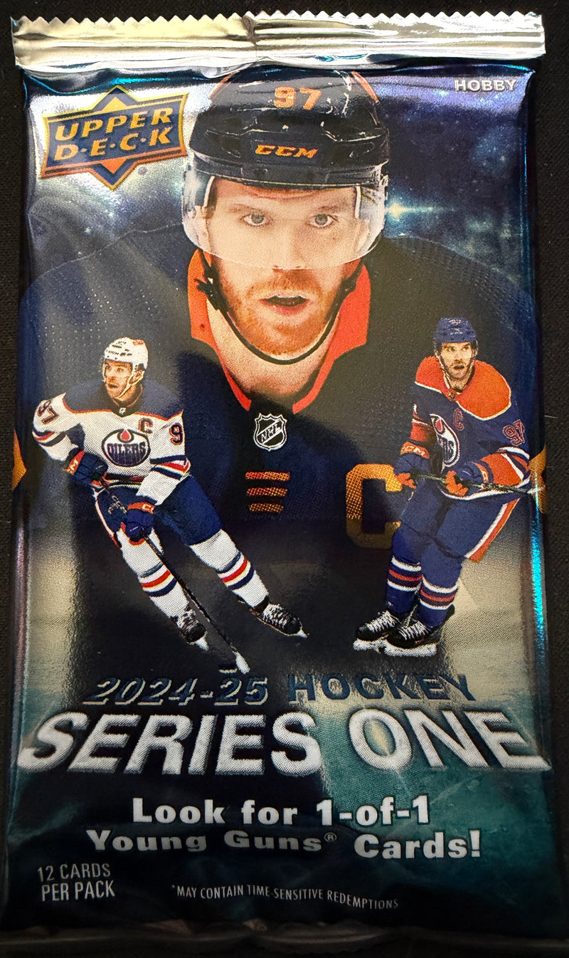 2024–25 Upper Deck Hockey Series One Hobby Pack (12 Cards)
