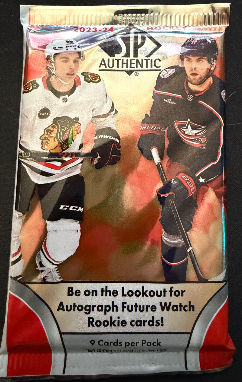 2023–24 Upper Deck Hockey SP Authentic Hobby Pack (9 Cards)