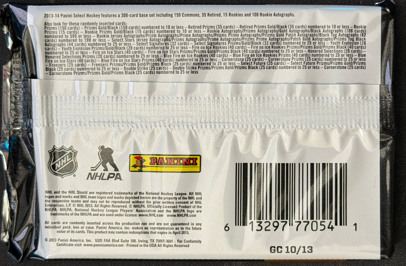 2013-14 Panini Select Hockey Hobby Pack (6 Cards)