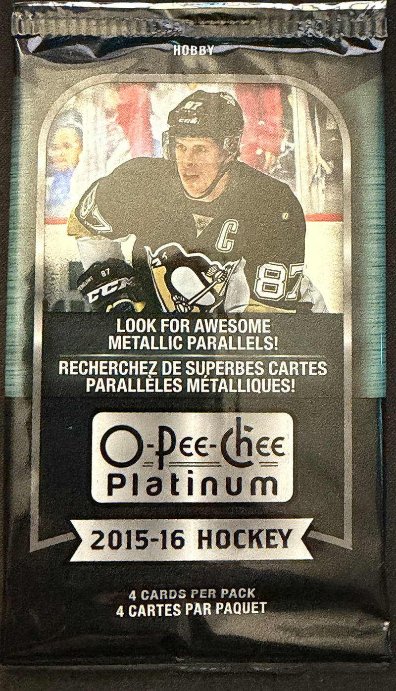 2015–16 O-Pee-Chee Platinum Hockey Hobby Pack (12 Cards)