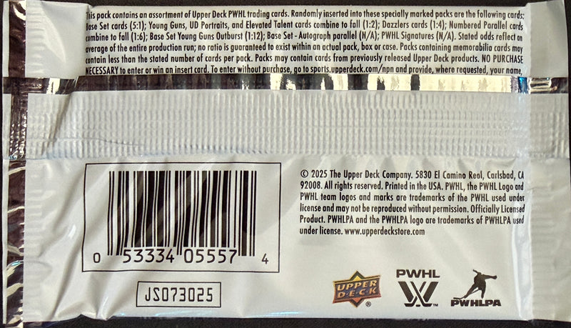 2024–25 Upper Deck PWHL Hockey Hobby Pack (6 Cards)