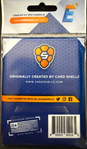 Card Shellz Easy Glide Soft Sleeves for thick cards, 50-count pack, featuring a clear protective design.