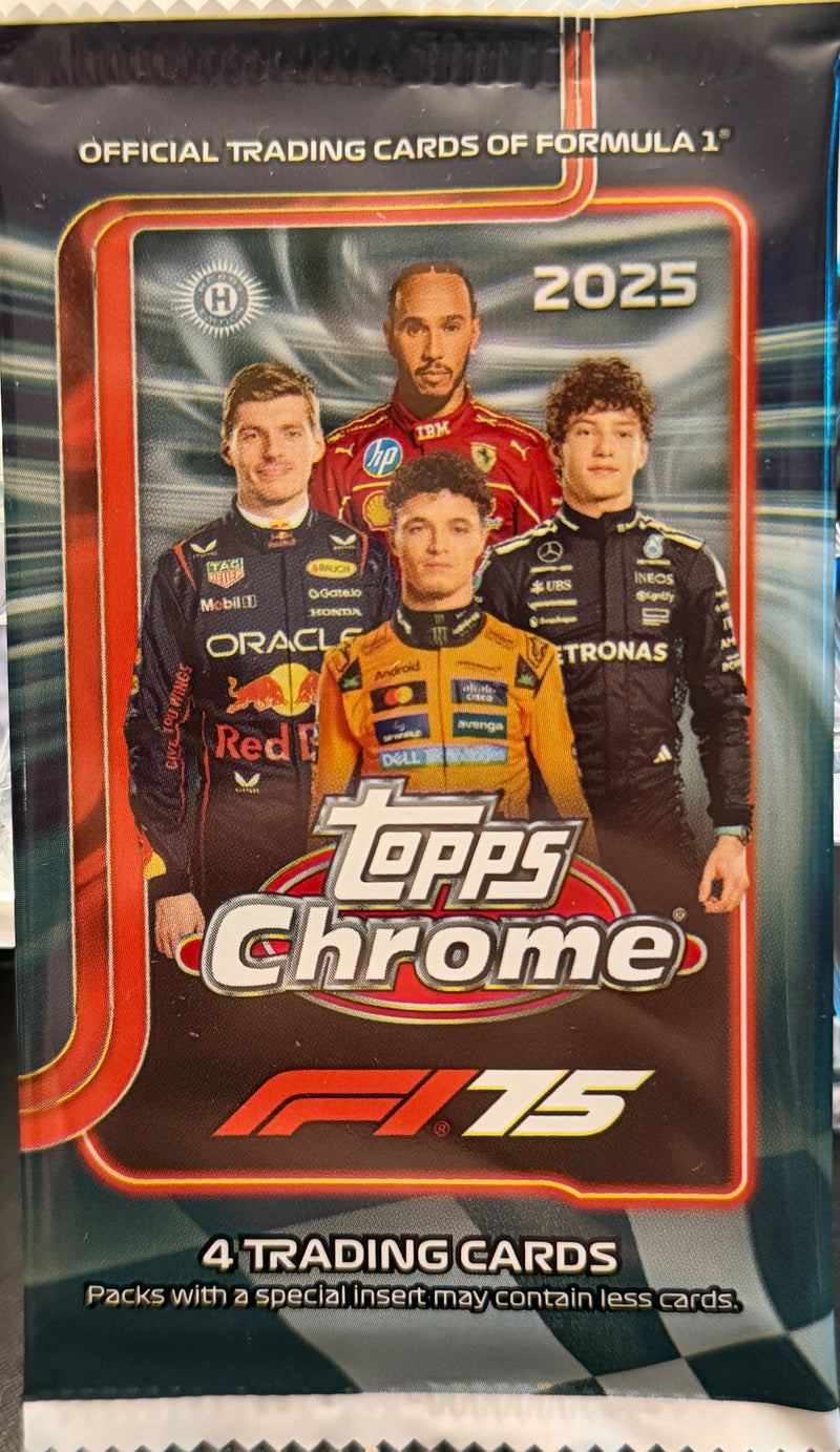 2025 Topps Chrome F1 Hobby Pack