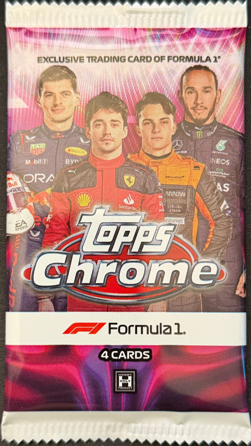 2023 Topps Chrome F1 Hobby Pack
