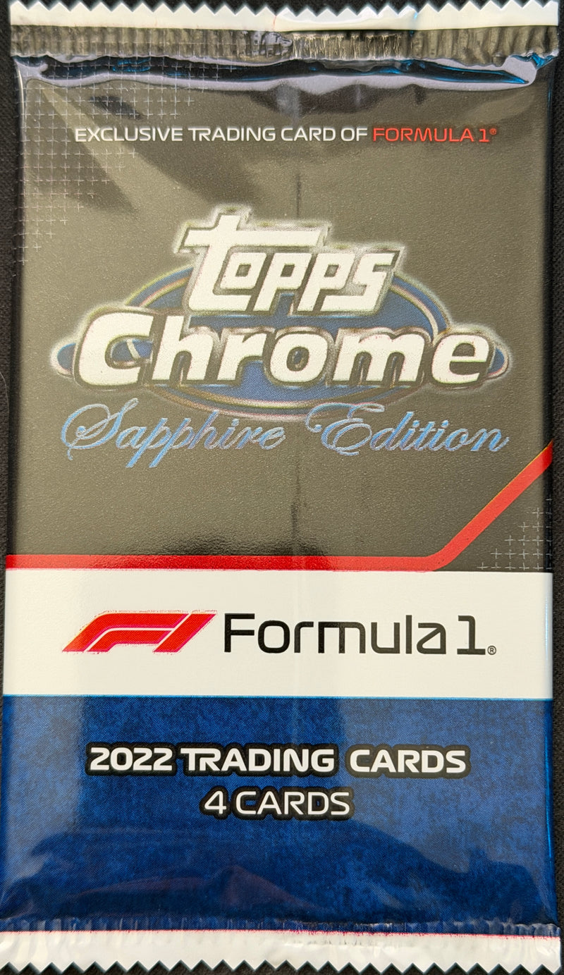 2022 Topps Chrome F1 Sapphire Edition Hobby Pack