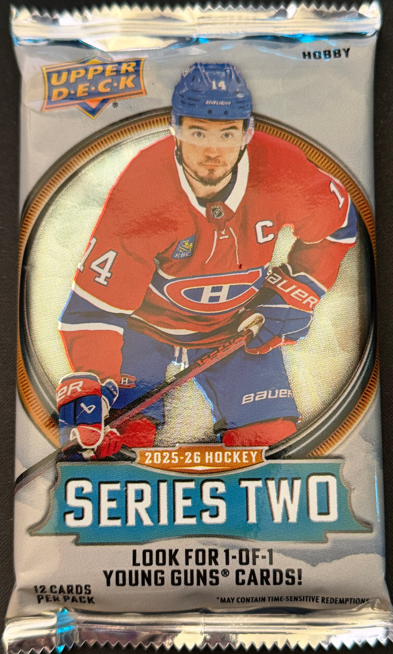 2025-26 Upper Deck Series Two Hockey Hobby Pack