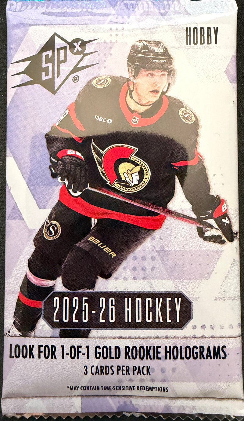 2025-26 Upper Deck SPx Hockey Hobby Pack