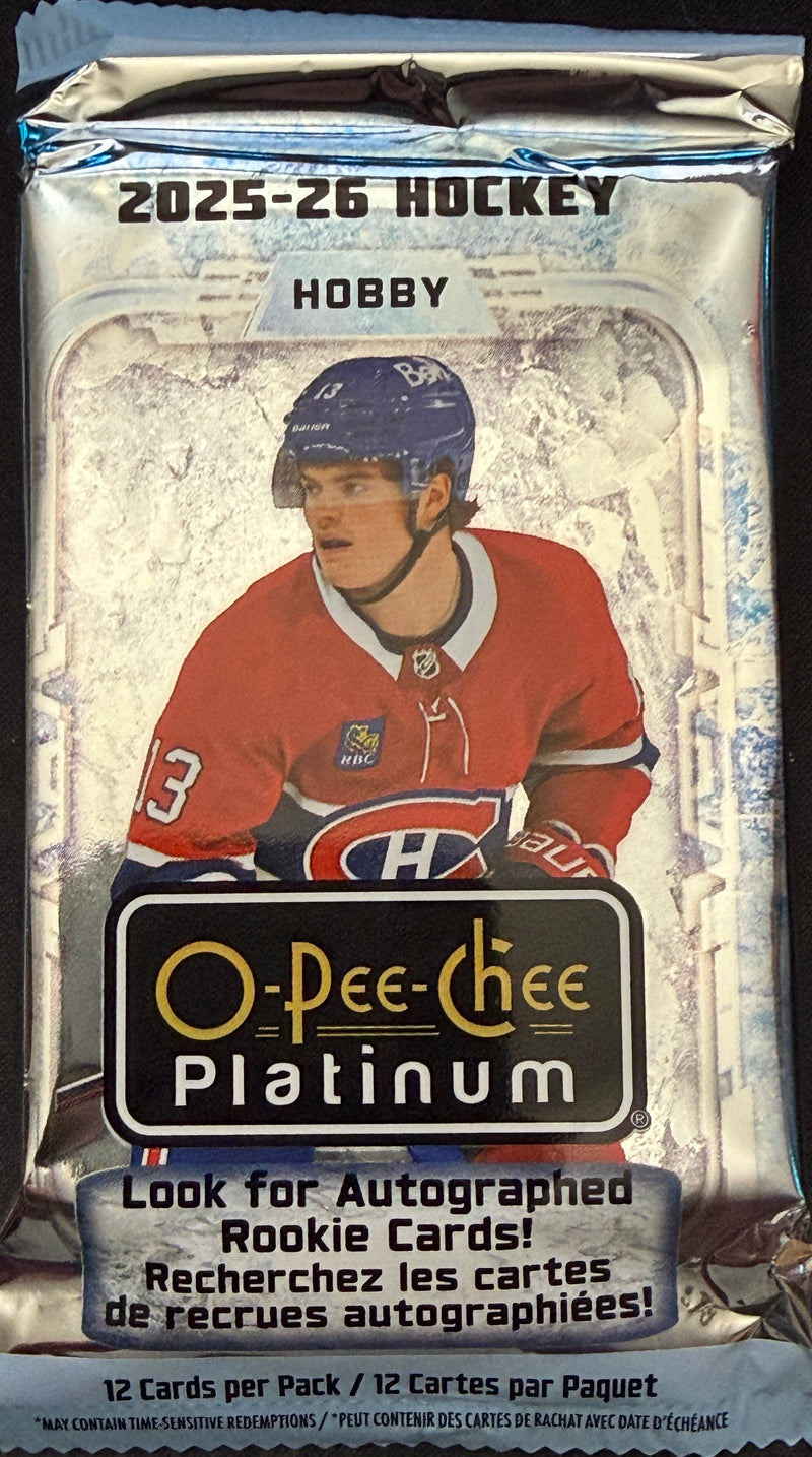 2025-26 Upper Deck O-Pee-Chee Platinum Hockey Hobby Pack