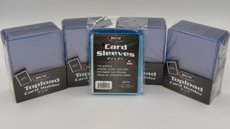 BCW Sleeves & Toploaders Bundle