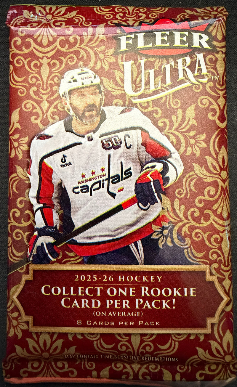 2025-26 Upper Deck Fleer Ultra Hockey Hobby Pack