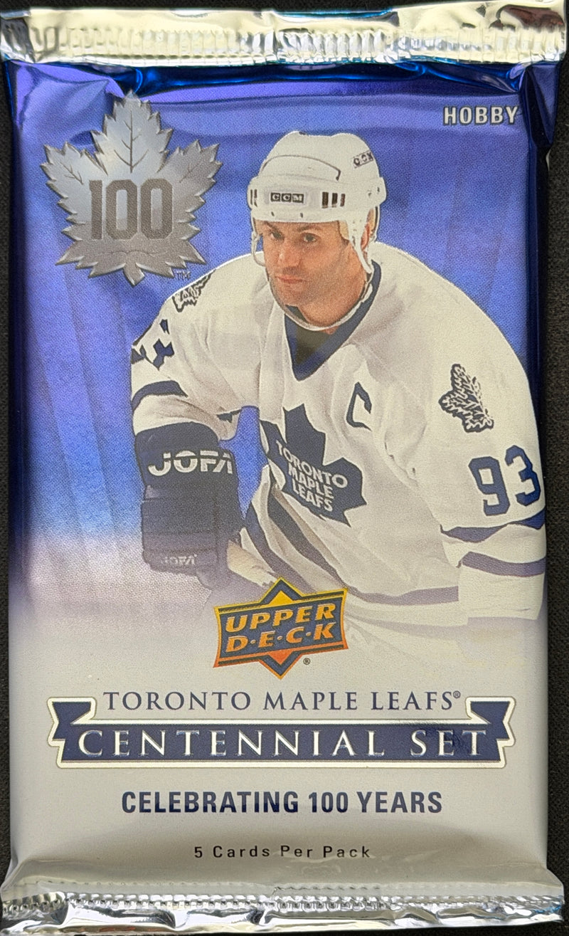 2017-18 Upper Deck Toronto Maple Leafs Centennial Hockey Hobby Pack