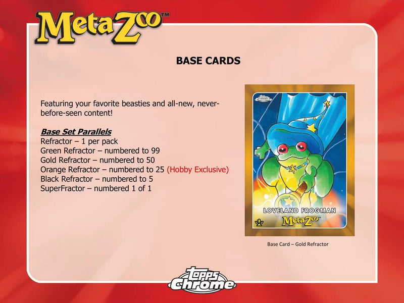 2023 Topps MetaZoo Chrome Hobby Box