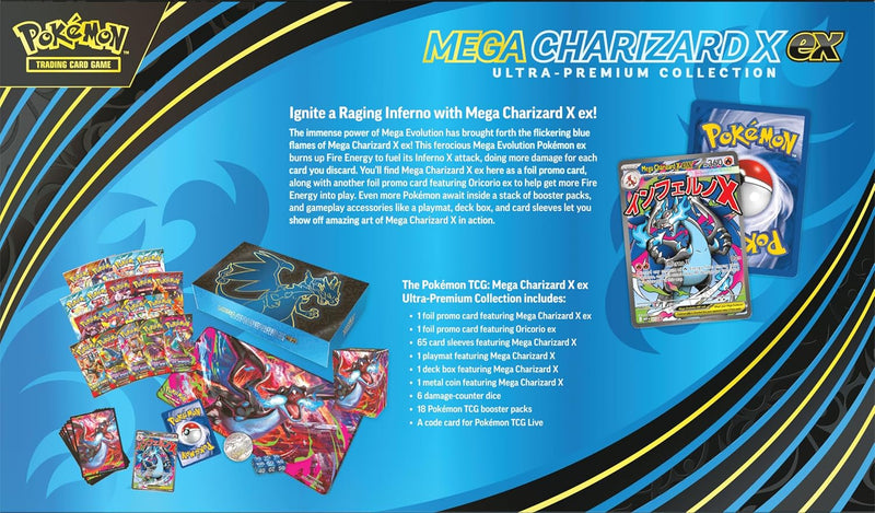 Pokemon Mega Charizard X ex Ultra Premium Collection Box
