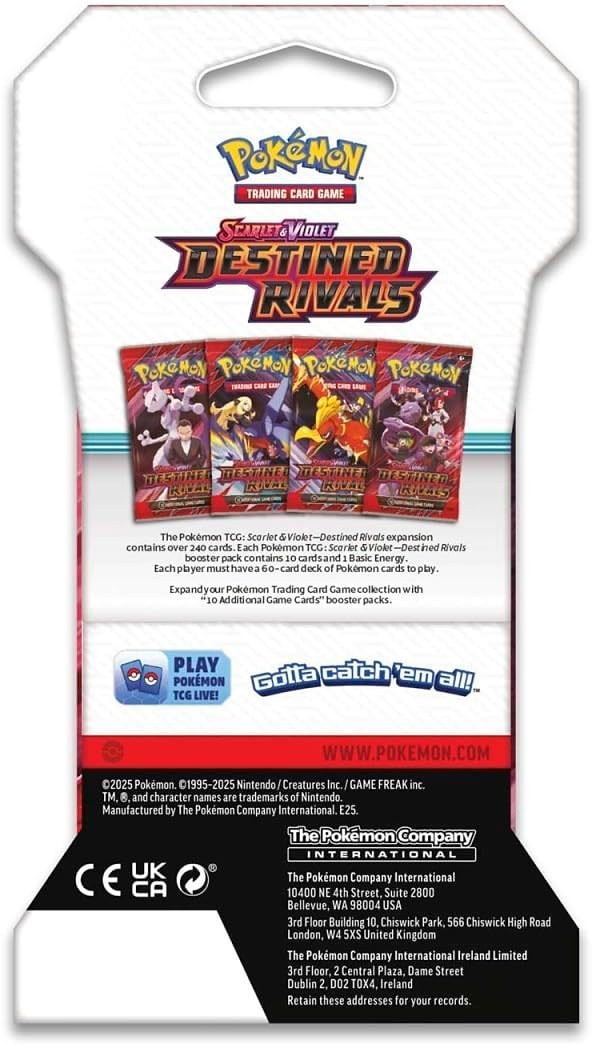 Pokemon Scarlet & Violet Destined Rivals Sleeved Booster Pack