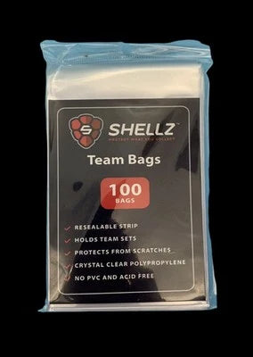 Card Shellz Team Bags – 100 Count