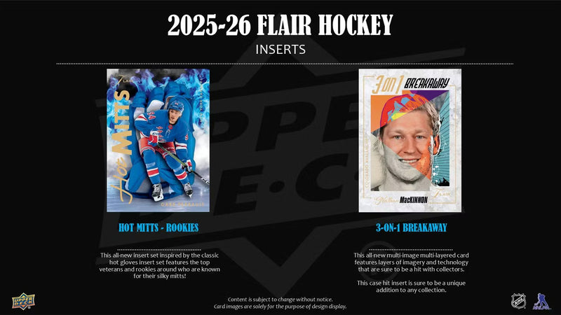 2025-26 Upper Deck Flair Hockey Hobby Pack