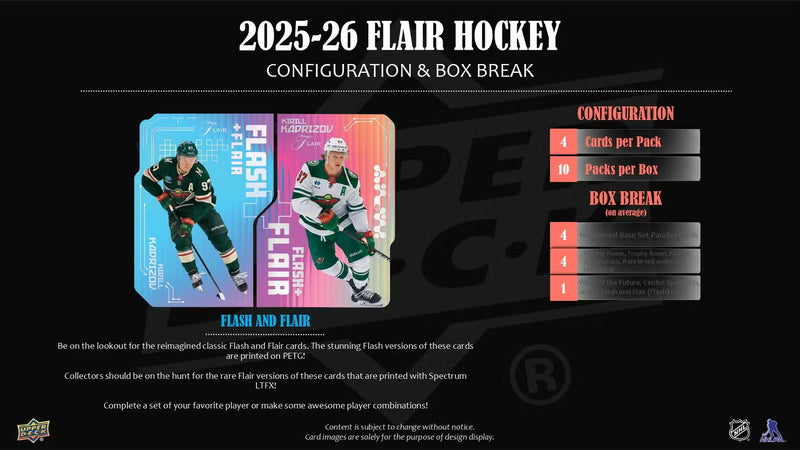 2025-26 Upper Deck Flair Hockey Hobby Pack