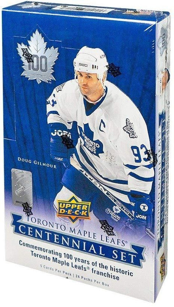2017-18 Upper Deck Toronto Maple Leafs Centennial Hockey Hobby Box