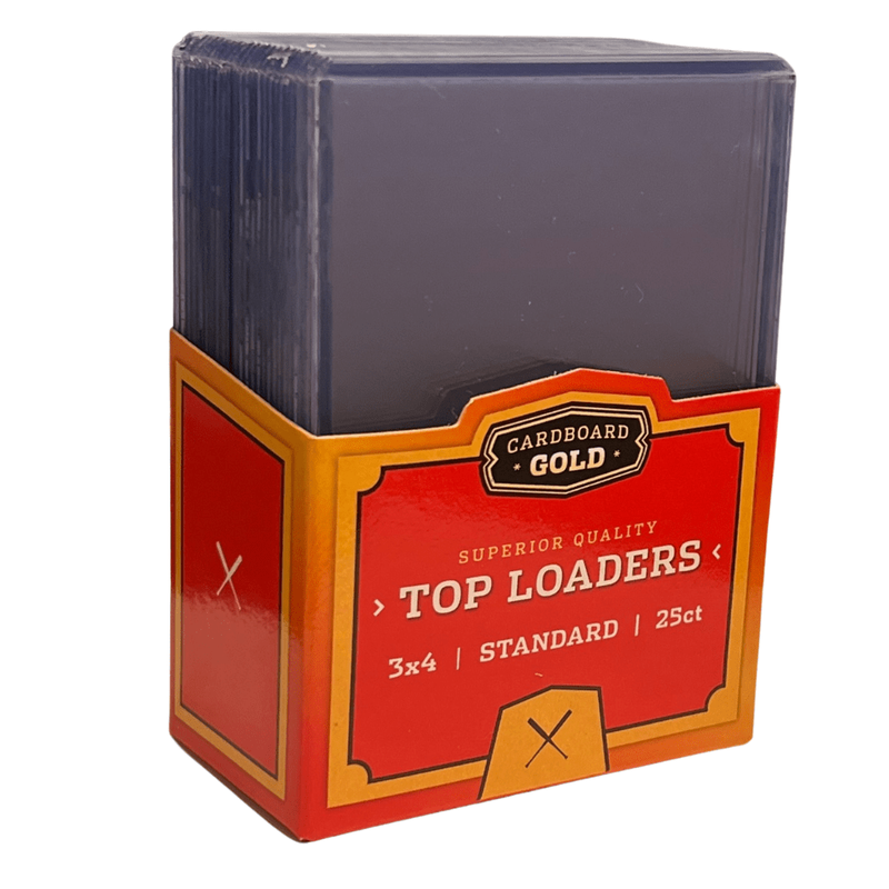 Cardboard Gold 3x4 Toploaders (35pt) - 25 Count Pack